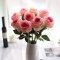 Artificial roses wedding supplies Artificial plant flannel rose artificial flowers home decoration crafts