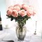 Artificial roses wedding supplies Artificial plant flannel rose artificial flowers home decoration crafts