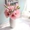 Artificial Gemini Geramic Vase Floral Set Flower Arrangement Decoration Household Product Large