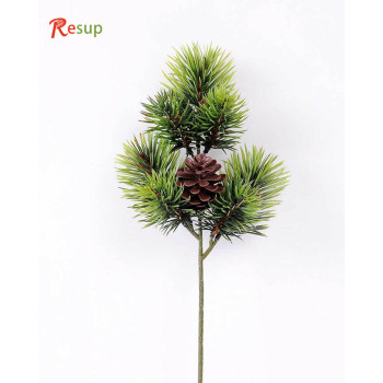 RESUP Artificial Pine Needle & Plastic Pine Cone 38cm Tall