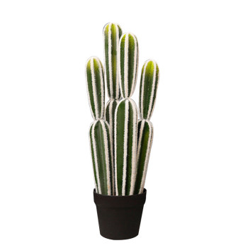 RESUP Artificial Cactus in Plastic Pot for Home Decoration 0145 25.2'' Tall Artificial Cactus Instagram Wholesale China Factory