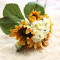 RESUP Artificial Sunflowers 0513 For Home and Wedding Decoration 13.2'' Tall Fabric Sunflowers Wholesale China Factory