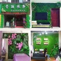 RESUP Artificial Green Wall Panel 40cm*60cm for Wall Decoration 0562 Green Panel China Factory