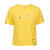 Yellow fashionable letter all cotton lady short sleeve.