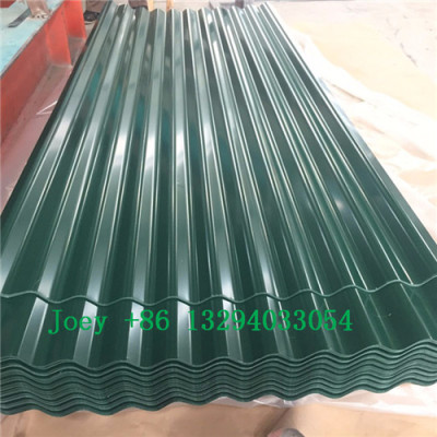 Color Corrugated Metal Sheet For The Roofing Panel / Pre Painted Galvanized Steel Sheet