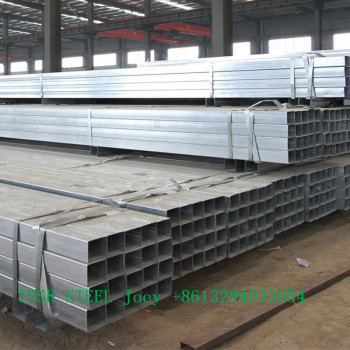 Building materials rectangular black carbon steel tube