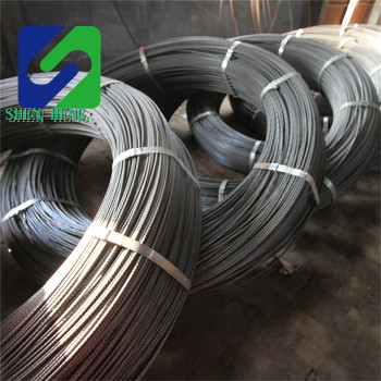 Q235 steel wire rod Galvanized Oval wire and hot dip steel wire factory