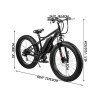 China products/suppliers. 48V 500W Brushless Rear Motor Mountain Electric Beach Bike Fat Tyre E-Bike