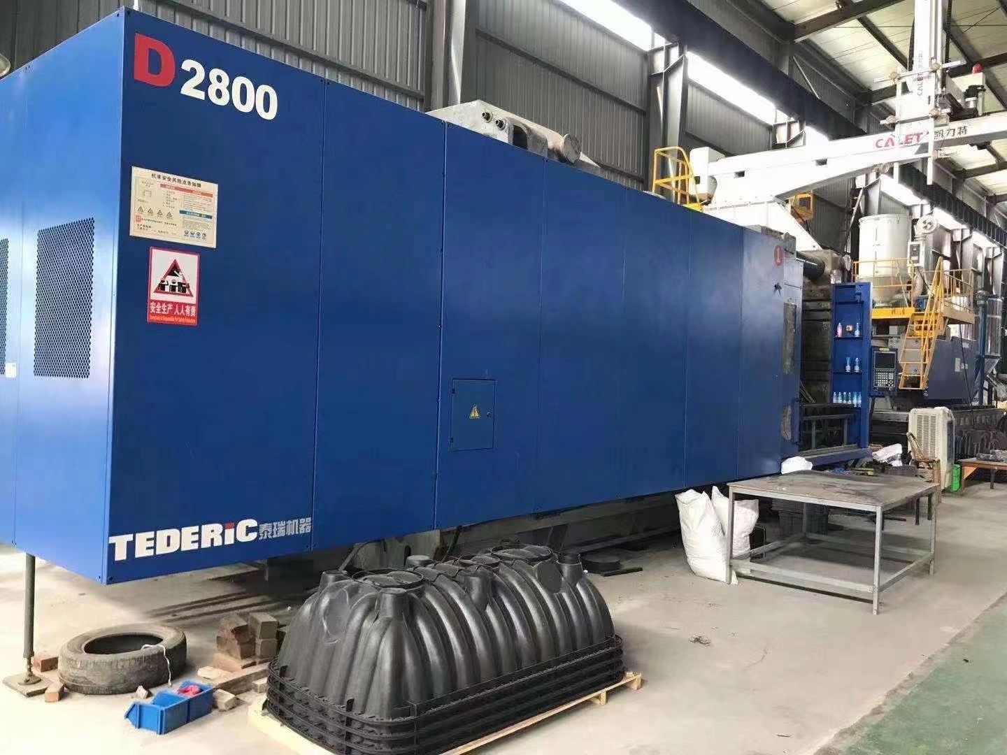 2800 tons injection machine arrived