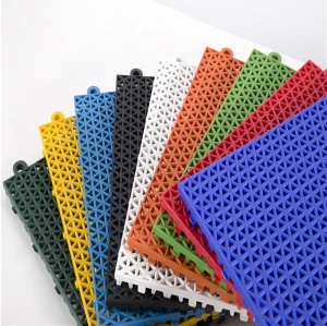 Sports flooring outdoor/indoor school flooring playground interlocking plastic flooring