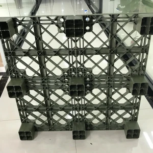 paletes plásticas resistentes para sistemas do armazém ou do racking