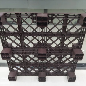Heavy Duty 1200*1000 4 Four Way Entry Single Face Grid Plastic Pallet