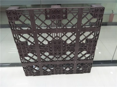 customized heavy duty plastic pallet for warehouse use