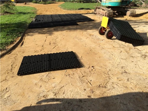PP over 1000tons loading plastic grids plastic grass paver in China