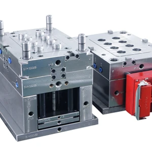 top molds supplier EDM CAD drawing of 2 plates mold 4 sliders injection mould