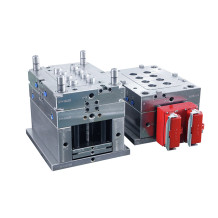 top molds supplier EDM CAD drawing of 2 plates mold 4 sliders injection mould