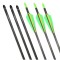 7.5mm Pure carbon fiber arrow shaft with Removable Pointed Arrow Head