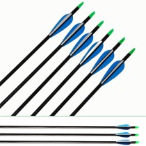 7mm Mix carbon fiber arrow shaft with Fixed Round Pointed Arrow Head
