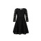 zhAjh Girls 100% Nylon Novelty Lace 3/4 Sleeve Body Lined Midi Dress
