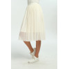 zhAjh Womens 100% Nylon Mesh Knee Length Swing Fully Lined Skirt