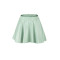 zhAjh Girls 95% Cotton 5% Spandex Knit Jersey Glitter Printed Elastic Waistband A Line Swing Skirt