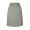 zhAjh Womens 100% Rayon Crinkled Crepe Smoked Waistband Knee Length A Line Skirt with Pockets