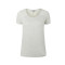 zhAjh Women Rayon Spandex Stretchable Rib Knit with Woven Rayon Contrast Faux Placket Short Sleeve T Shirt