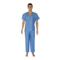 Disposable SMS nonwoven scrub suit for doctor