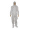 Disposable nonwoven protective clothing coverall