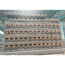 China supplier high strength Q235B cold rolling used u type steel sheet pile for structral pipes