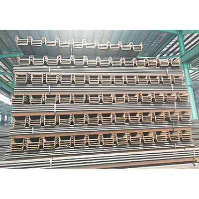 China supplier high strength Q235B cold rolling used u type steel sheet pile for structral pipes