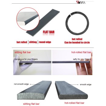 Flat Steel Bar Grade: A36 Q235 Q195 Ss400 St37-2 Steel Flat Bar