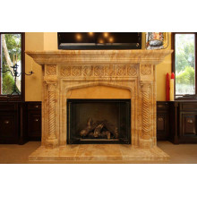 How to clean and maintain marble stone fireplace?
