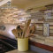 Kitchen Backsplash Tile Interlocking Tao coffee Glass And Marble Mosaic Tile