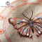 Butterfly Pattern Marble Mosaic Medallion Tile Art Mosaic Floor Tile