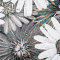PFM Custom Interior Wall Tile Bathroom Glass Art Mosaic White Flower Pattern