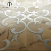 Beautiful French Style Metal Inlay Wood Inlay kitchen indoor Parquet Flooring Tiles