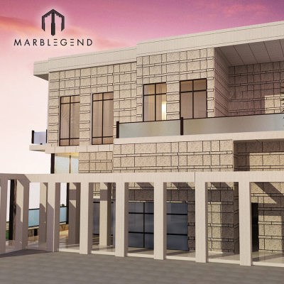 PFM Luxury villa exterior wall 3D design services project