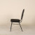 Teardrop Back Stacking Banquet Chair in Black Fabric - Silve Frame
