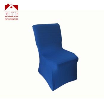 Blue Color Stretch Spandex Chair Covers For Church