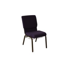 GOLD VEIN STEEL STACKING CHURCH CHAIR CA117 WITH BOOKCASE