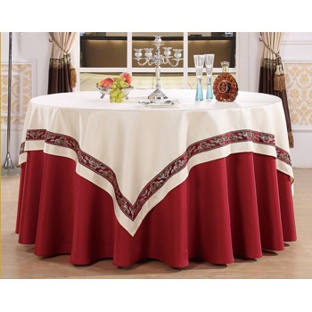 PLAIN WEAVED RESTAURANT TABLE CLOTH FOR WEDDING