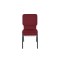 SILVER VEIN STEEL HEAVY DUTY LOGO CHURCH CHAIR CA117 WITH BOOK RACK-RED FABRIC