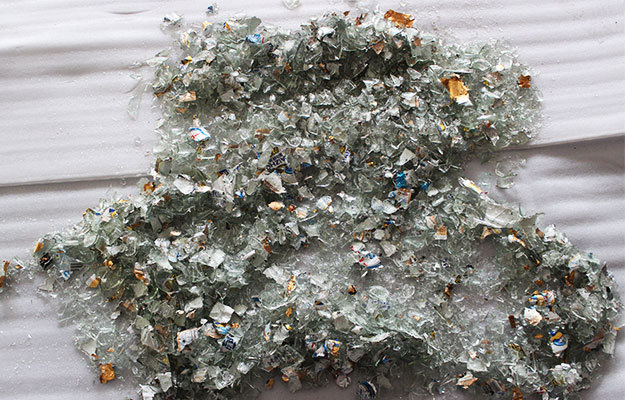 Glass Bottles Shredder for Glass Bottles Recycling Business