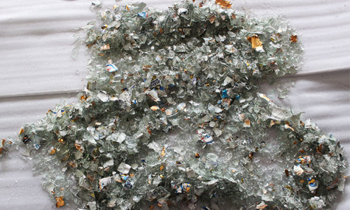 Glass Bottles Shredder for Glass Bottles Recycling Business