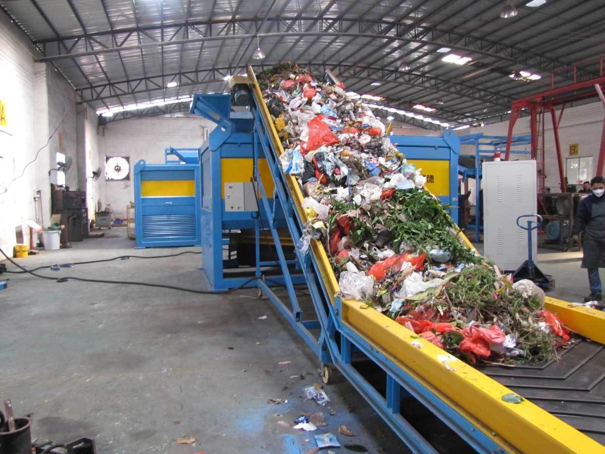 Municipal Waste Shredding & Separating - Harden