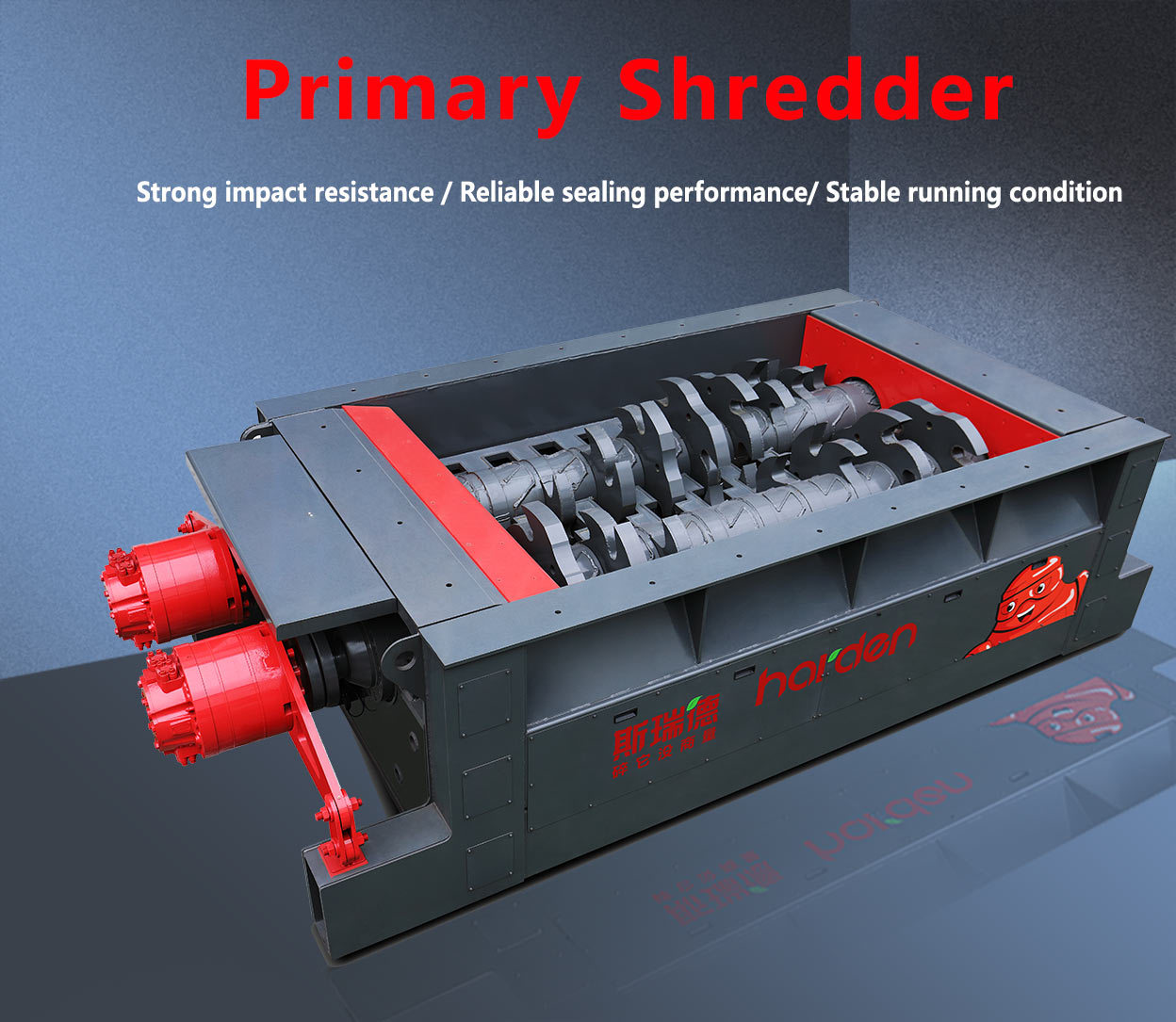 Pre-Shredder TS Series Hydraulic Driven Size Reduction Machines Two Shaft  Shredders - China Twin Shaft Pre-Shredder, Twin Shaft
