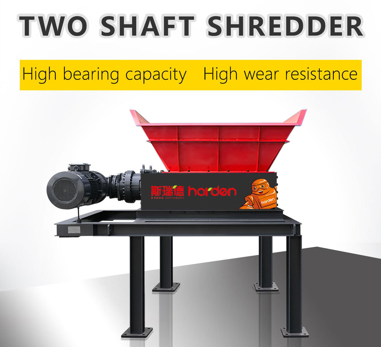 Pre-Shredder TS Series Hydraulic Driven Size Reduction Machines Two Shaft  Shredders - China Twin Shaft Pre-Shredder, Twin Shaft