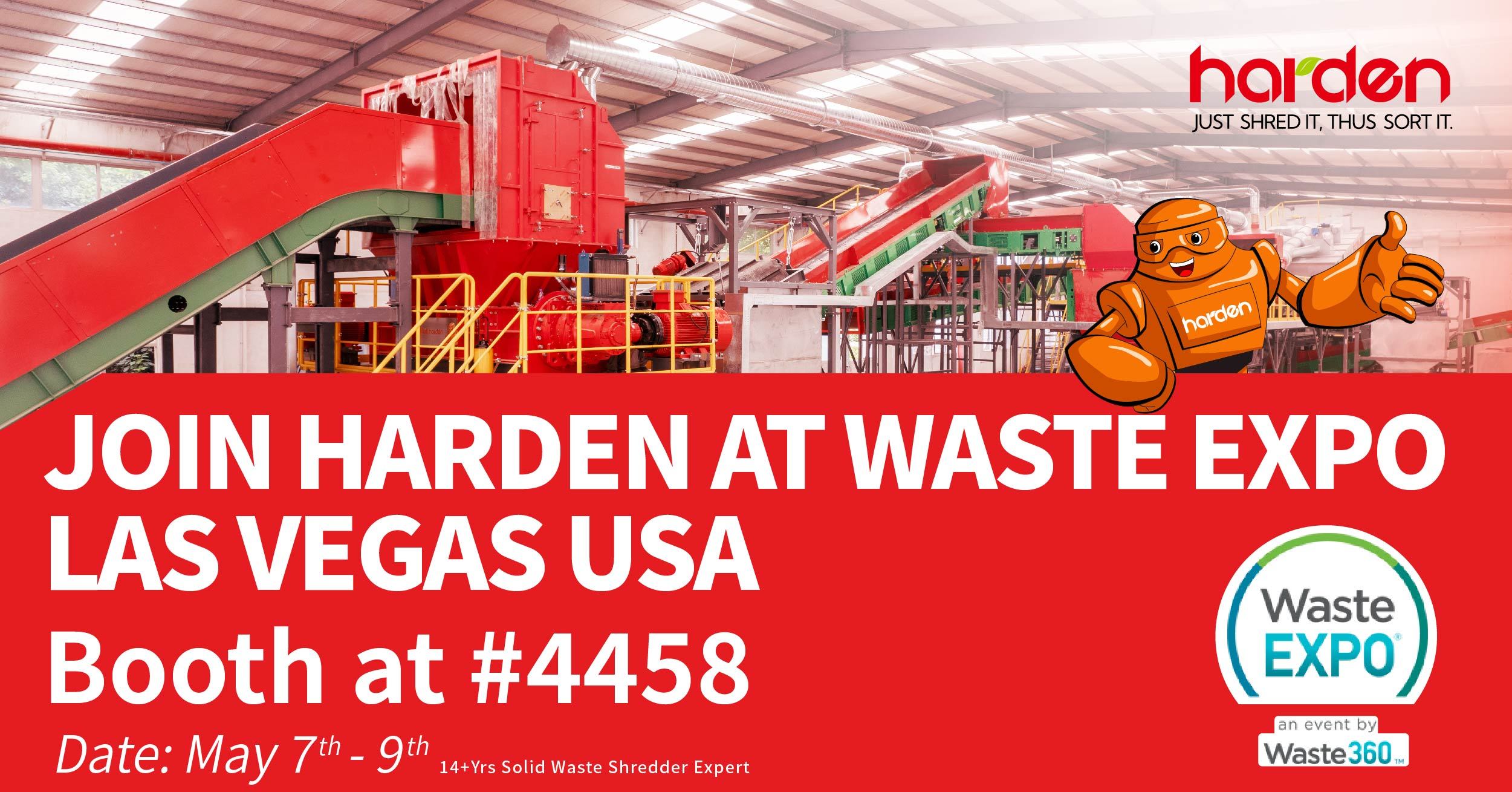 Join HARDEN at Waste Expo, Las Vegas
