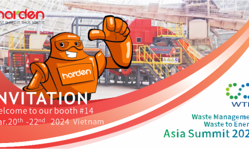 Harden will show on Waste Management & Waste to Energy Asia Summit 2024